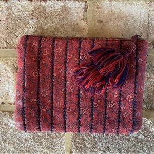 Universal Thread | Boho Zippered Pouch with Tassel